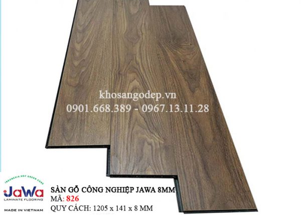 Sàn gỗ Jawa cốt xanh 826