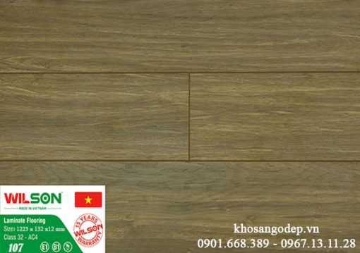 Sàn gỗ Wilson 12mm 107 tại Hà Nội