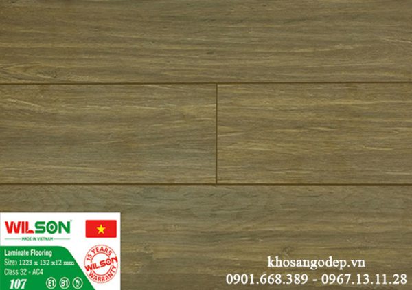 Sàn gỗ Wilson 12mm 107 tại Hà Nội
