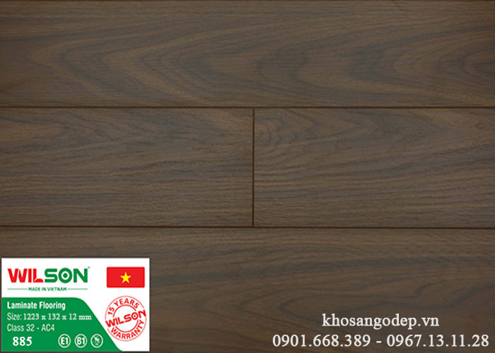 Sàn gỗ Wilson 12mm 885 tại Thái Bình