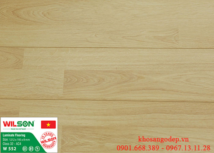 Sàn gỗ Wilson W552 tại Hà Nội