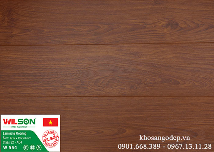 Sàn gỗ Wilson W554 tại Ninh Bình