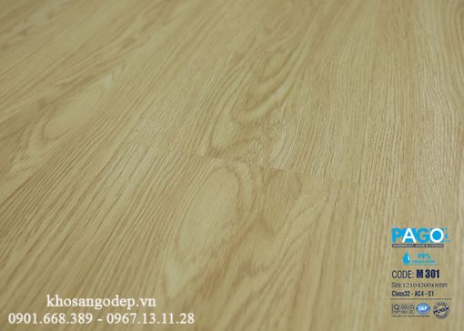 Sàn gỗ Pago cốt xanh M301