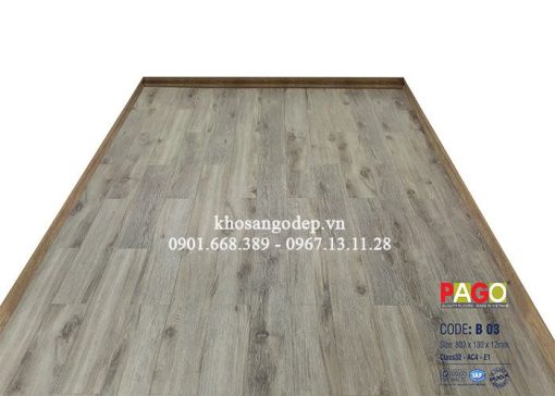 Sàn gỗ Pago B03 – 12mm