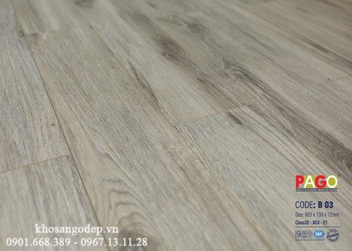 Sàn gỗ công nghiệp Pago B03