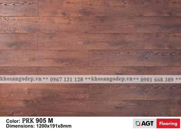 Sàn gỗ AGT màu đỏ nâu