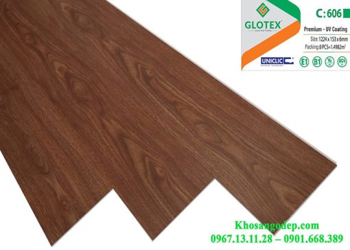 Sàn nhựa Glotex 6mm C606