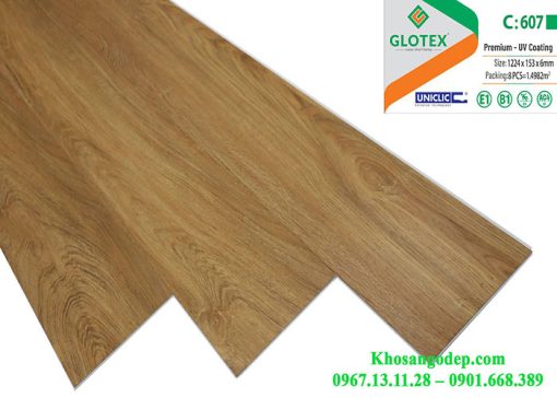 Sàn nhựa Glotex 6mm C607