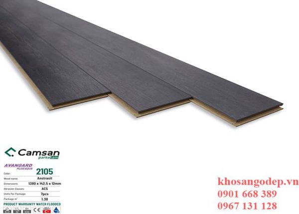 Sàn gỗ Camsan 12mm 2105 tại Hà Nội