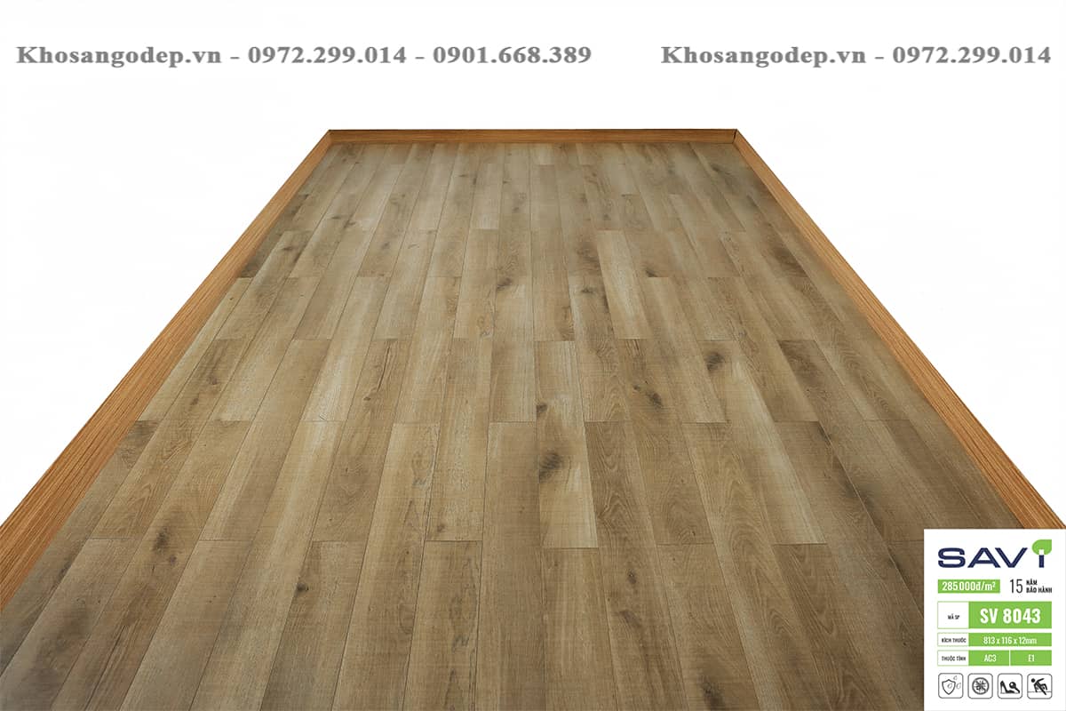 Sàn gỗ Savi SV8043 12mm