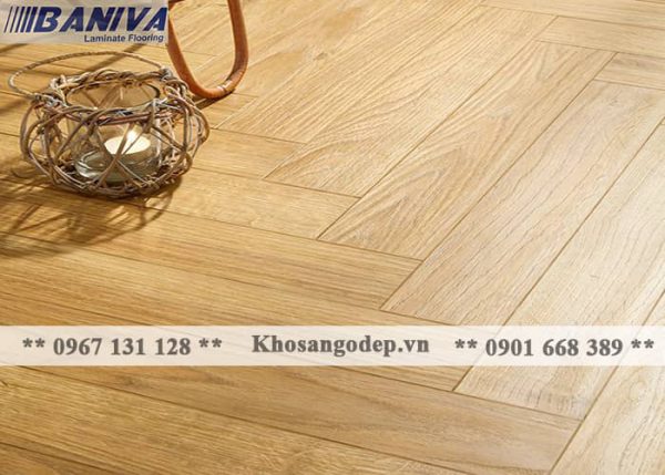 Sàn gỗ xương cá Baniva S380