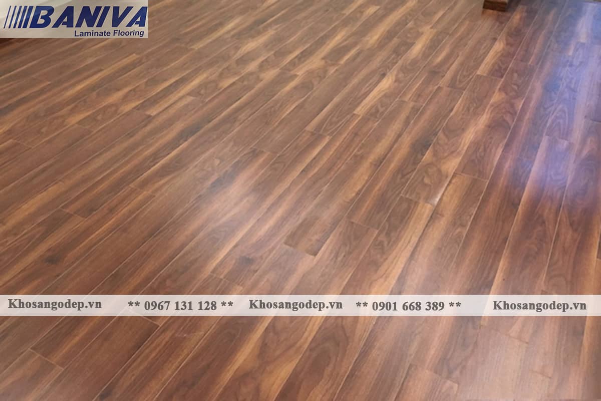 Thi công sàn gỗ Baniva A318