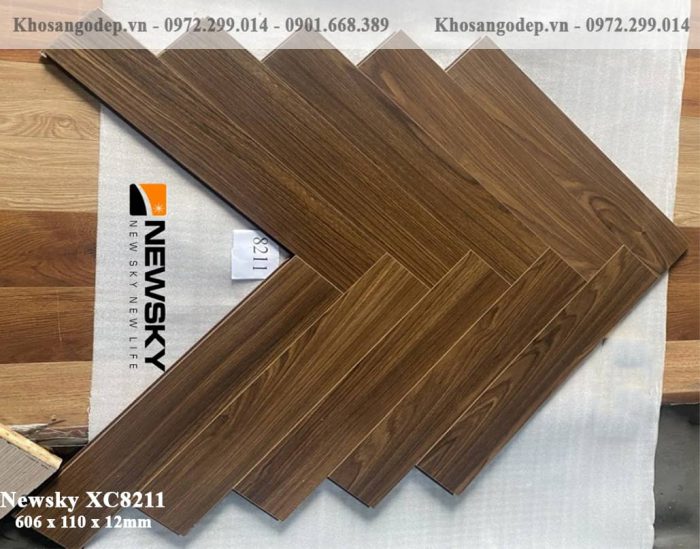 sàn gỗ xương cá Newsky XC8211