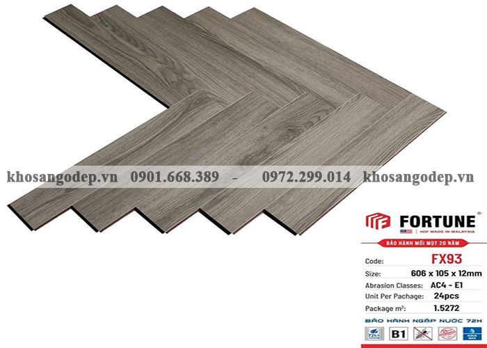 Sàn gỗ xương cá Fortune FX93