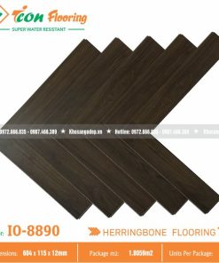 Sàn Gỗ Xương Cá ICon Flooring IO-8890