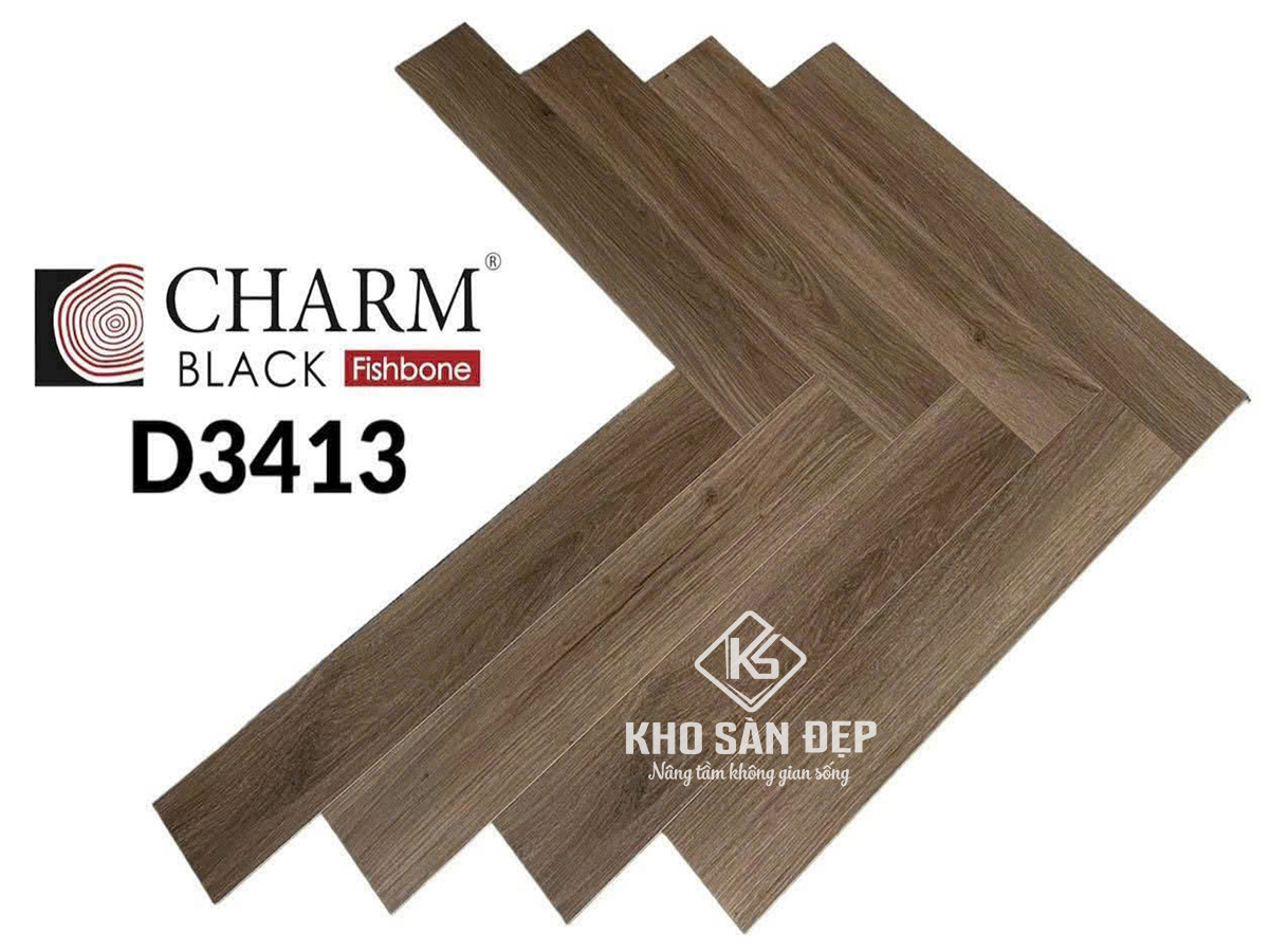 Sàn Gỗ Xương Cá Charm D3413